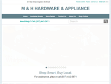 Tablet Screenshot of mhhardwareedgerton.com